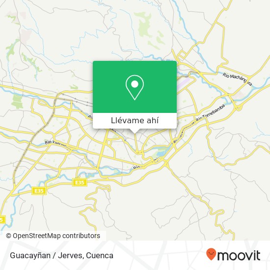 Mapa de Guacayñan / Jerves