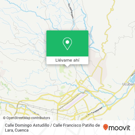 Mapa de Calle Domingo Astudillo / Calle Francisco Patiño de Lara