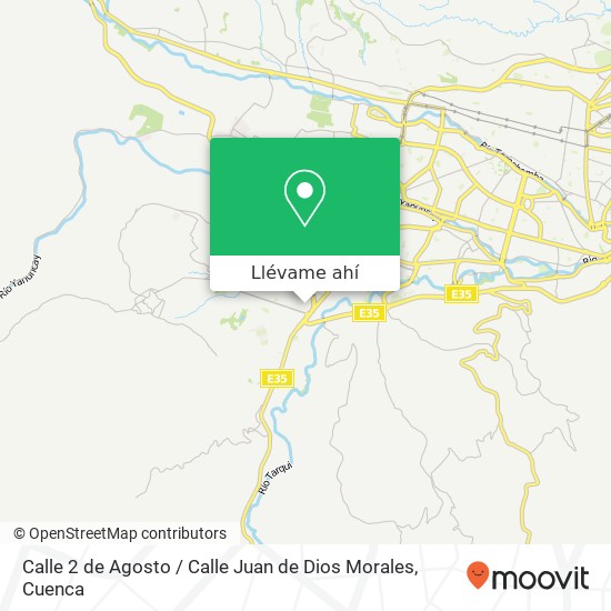 Mapa de Calle 2 de Agosto / Calle Juan de Dios Morales