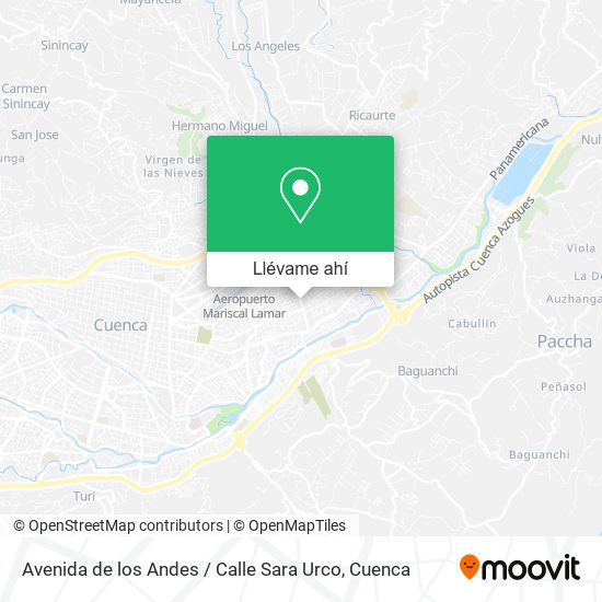 Mapa de Avenida de los Andes / Calle Sara Urco
