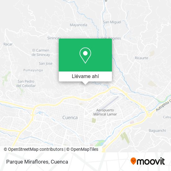 Mapa de Parque Miraflores