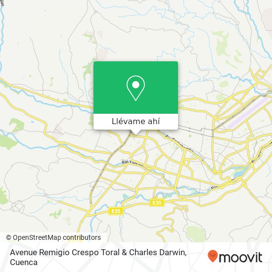 Mapa de Avenue Remigio Crespo Toral & Charles Darwin