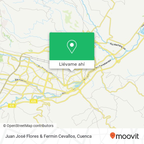 Mapa de Juan José Flores & Fermin Cevallos