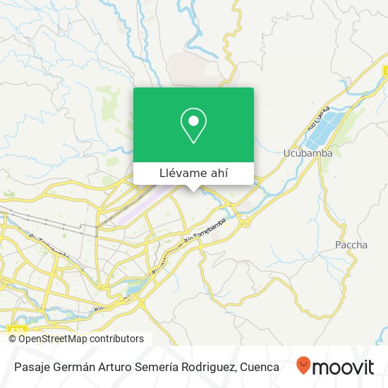 Mapa de Pasaje Germán Arturo Semería Rodriguez
