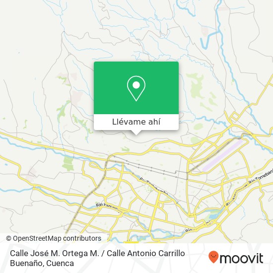 Mapa de Calle José M. Ortega M. / Calle Antonio Carrillo Buenaño