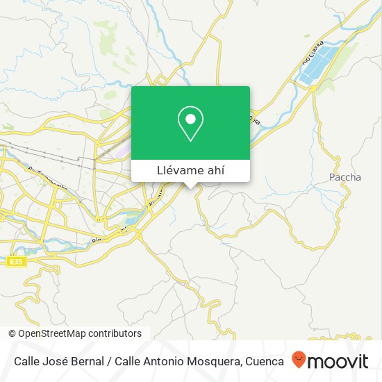 Mapa de Calle José Bernal / Calle Antonio Mosquera