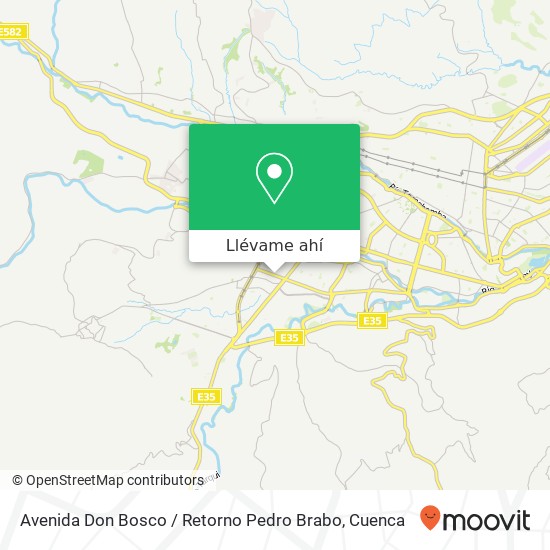 Mapa de Avenida Don Bosco / Retorno Pedro Brabo