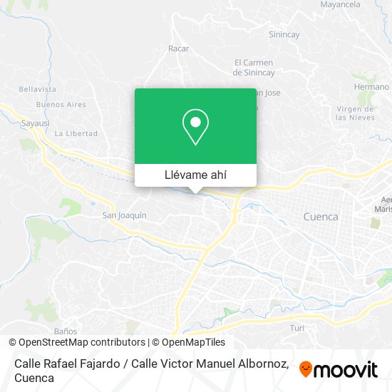 Mapa de Calle Rafael Fajardo / Calle Victor Manuel Albornoz