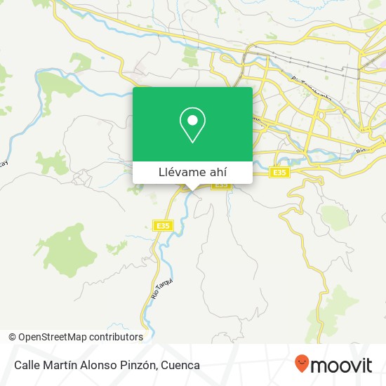 Mapa de Calle Martín Alonso Pinzón