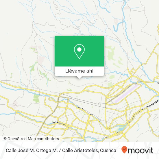 Mapa de Calle José M. Ortega M. / Calle Aristóteles