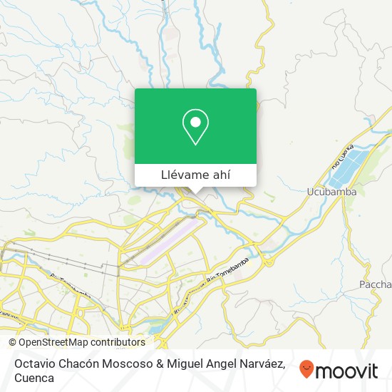 Mapa de Octavio Chacón Moscoso & Miguel Angel Narváez