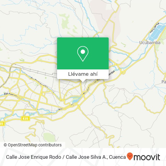 Mapa de Calle Jose Enrique Rodo / Calle Jose Silva A.