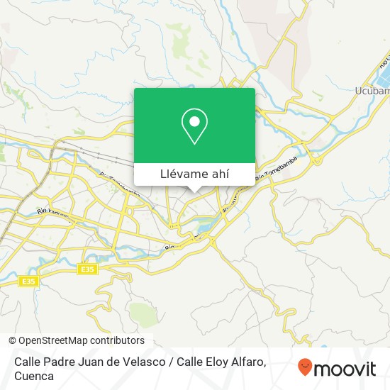 Mapa de Calle Padre Juan de Velasco / Calle Eloy Alfaro