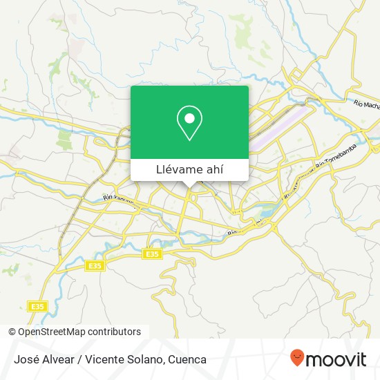 Mapa de José Alvear / Vicente Solano