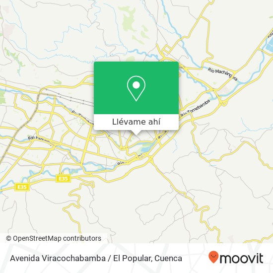 Mapa de Avenida Viracochabamba / El Popular