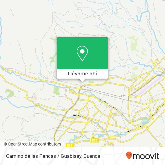 Mapa de Camino de las Pencas / Guabisay