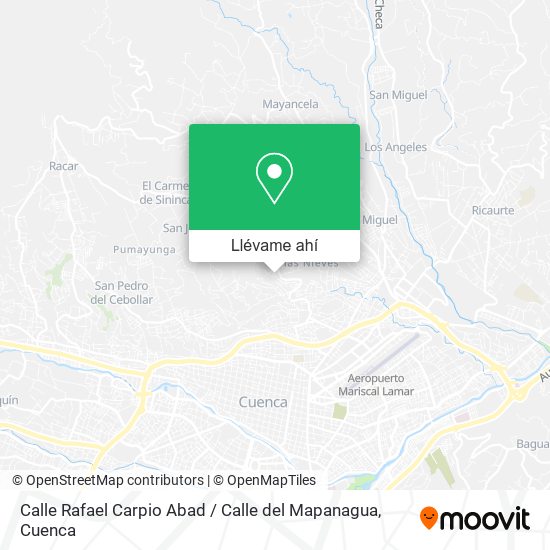 Mapa de Calle Rafael Carpio Abad / Calle del Mapanagua