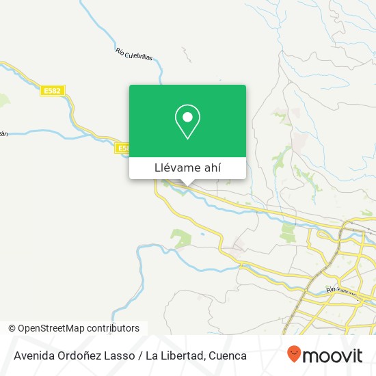 Mapa de Avenida Ordoñez Lasso / La Libertad