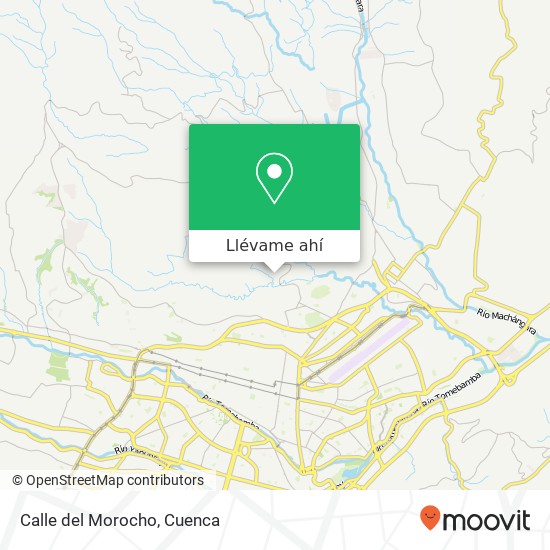 Mapa de Calle del Morocho