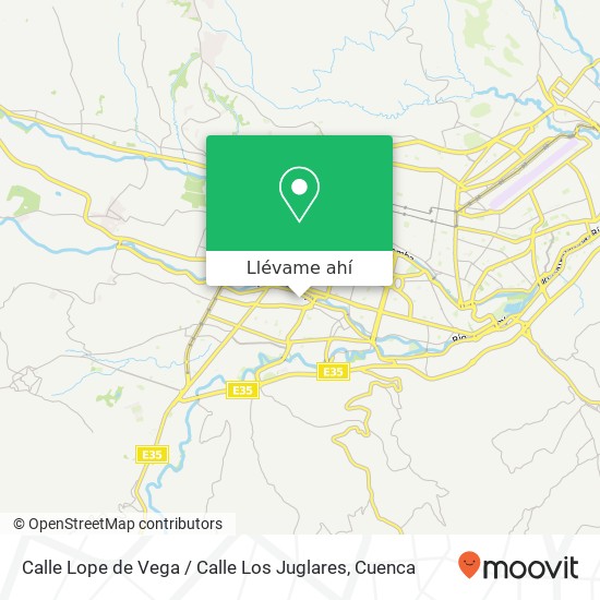 Mapa de Calle Lope de Vega / Calle Los Juglares