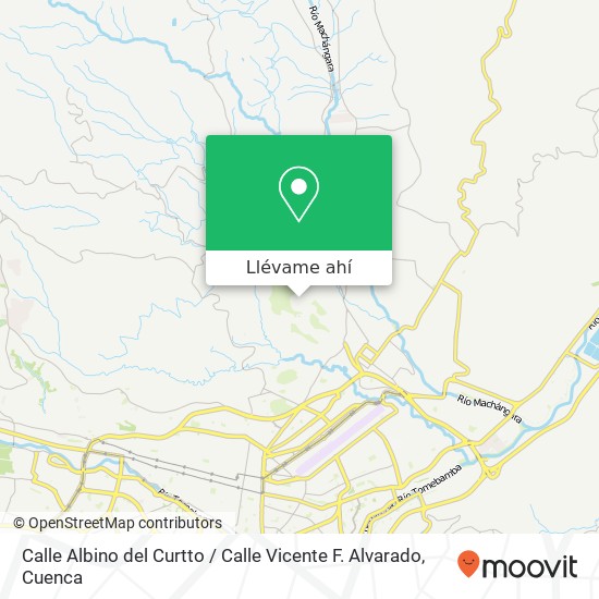 Mapa de Calle Albino del Curtto / Calle Vicente F. Alvarado