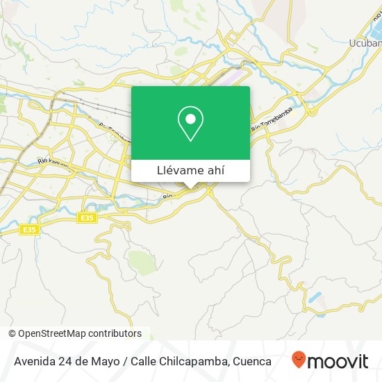 Mapa de Avenida 24 de Mayo / Calle Chilcapamba