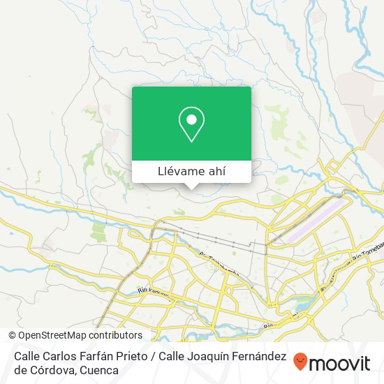 Mapa de Calle Carlos Farfán Prieto / Calle Joaquín Fernández de Córdova
