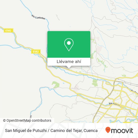 Mapa de San Miguel de Putuzhi / Camino del Tejar