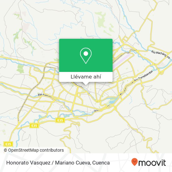 Mapa de Honorato Vasquez / Mariano Cueva