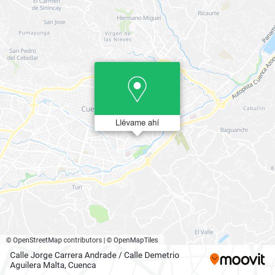 Mapa de Calle Jorge Carrera Andrade / Calle Demetrio Aguilera Malta