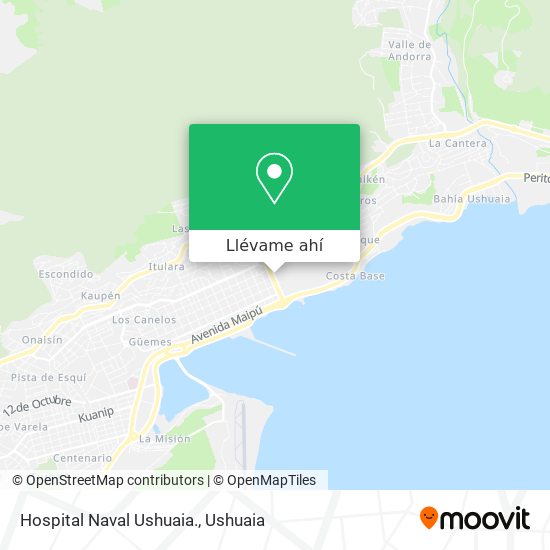 Mapa de Hospital Naval Ushuaia.