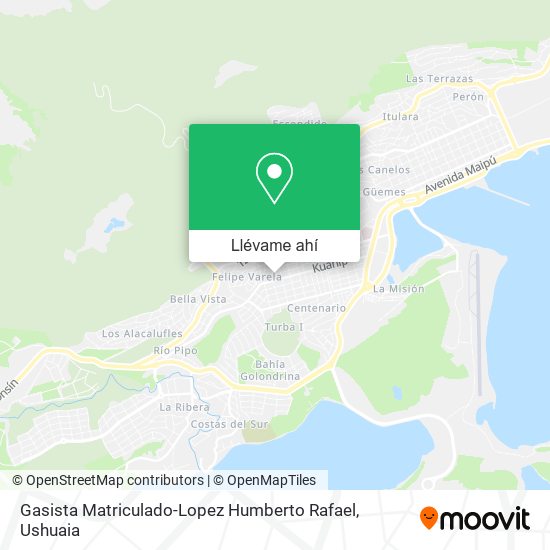Mapa de Gasista Matriculado-Lopez Humberto Rafael
