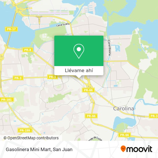 Mapa de Gasolinera Mini Mart