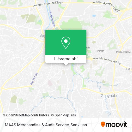 Mapa de MAAS Merchandise & Audit Service