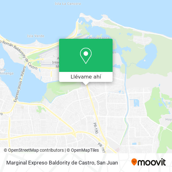 Mapa de Marginal Expreso Baldority de Castro