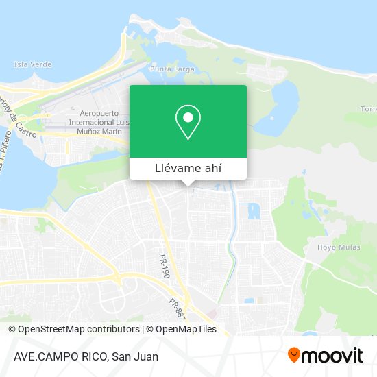 Mapa de AVE.CAMPO RICO