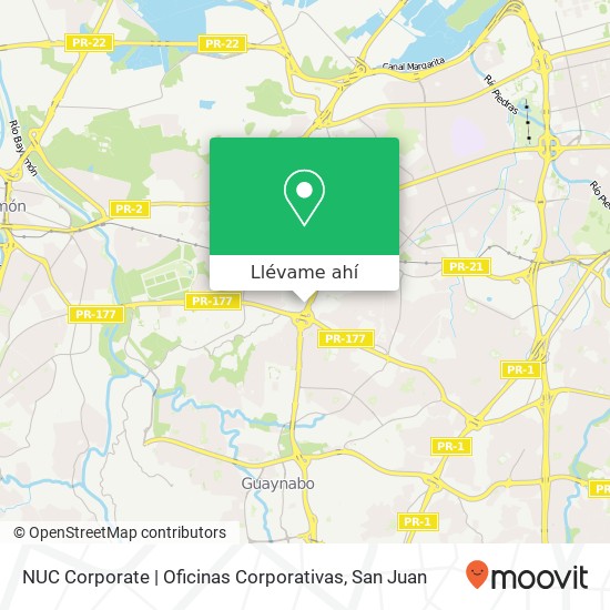Mapa de NUC Corporate | Oficinas Corporativas