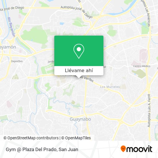 Mapa de Gym @ Plaza Del Prado