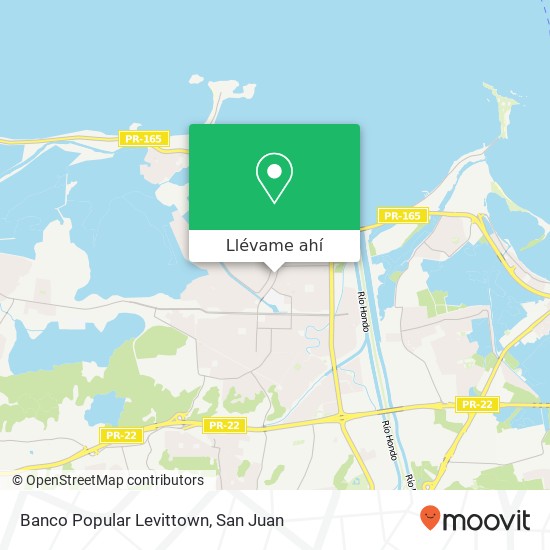 Mapa de Banco Popular Levittown