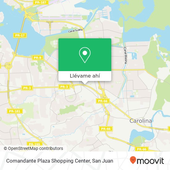 Mapa de Comandante Plaza Shopping Center