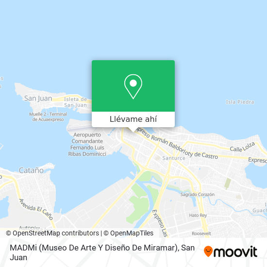 Mapa de MADMi (Museo De Arte Y Diseño De Miramar)