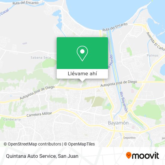 Mapa de Quintana Auto Service