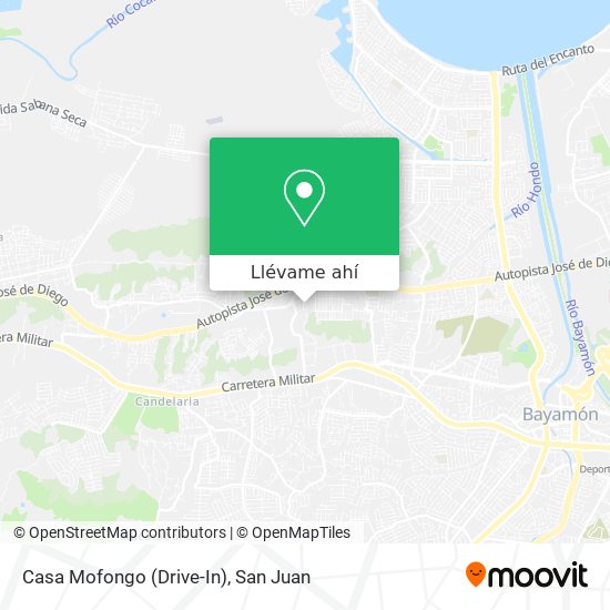 Mapa de Casa Mofongo (Drive-In)