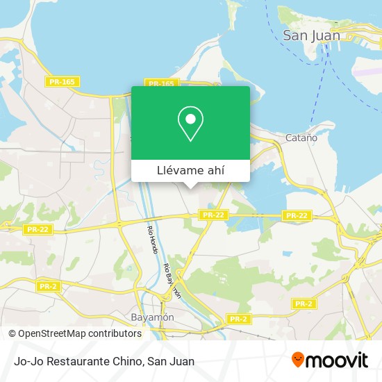 Mapa de Jo-Jo Restaurante Chino