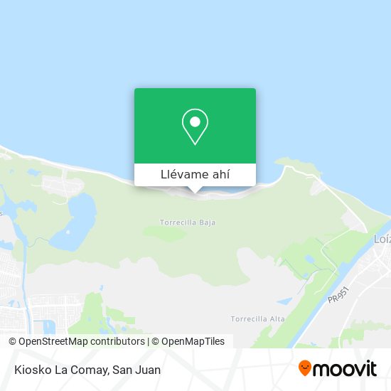 Mapa de Kiosko La Comay