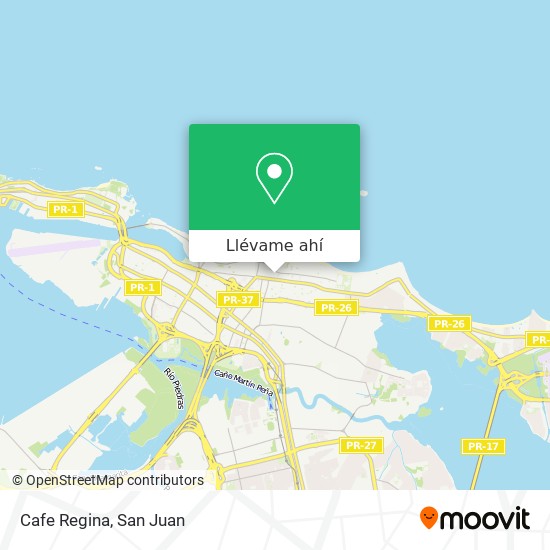 Mapa de Cafe Regina