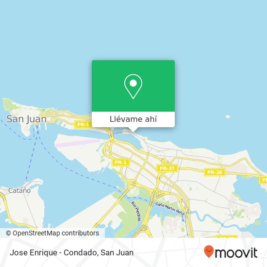 Mapa de Jose Enrique - Condado