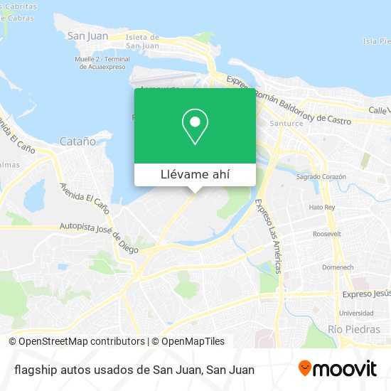 Mapa de flagship autos usados de San Juan