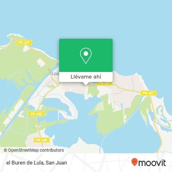 Mapa de el Buren de Lula