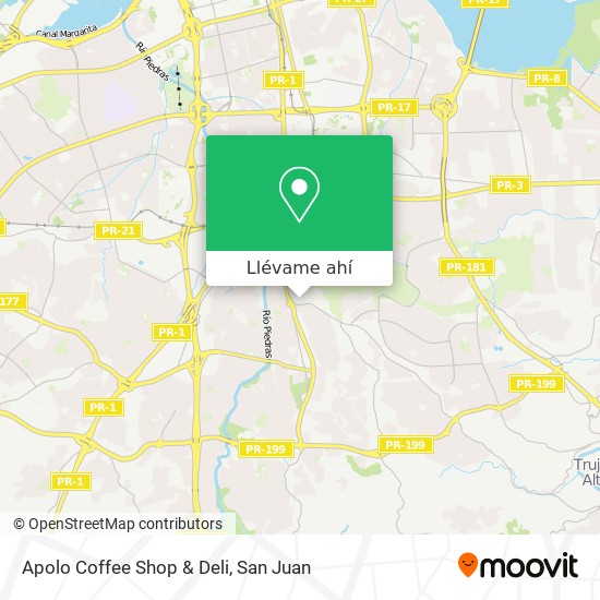 Mapa de Apolo Coffee Shop & Deli